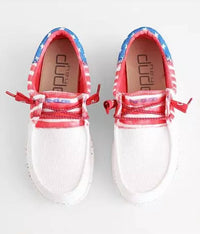 Hey Dude - Women's Wendy Sox Tri America Shoe