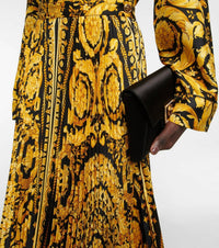 Versace - Barocco Pleated Midi Skirt