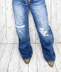 KanCan The Whitley High Rise Jean in med wash - women's jeans