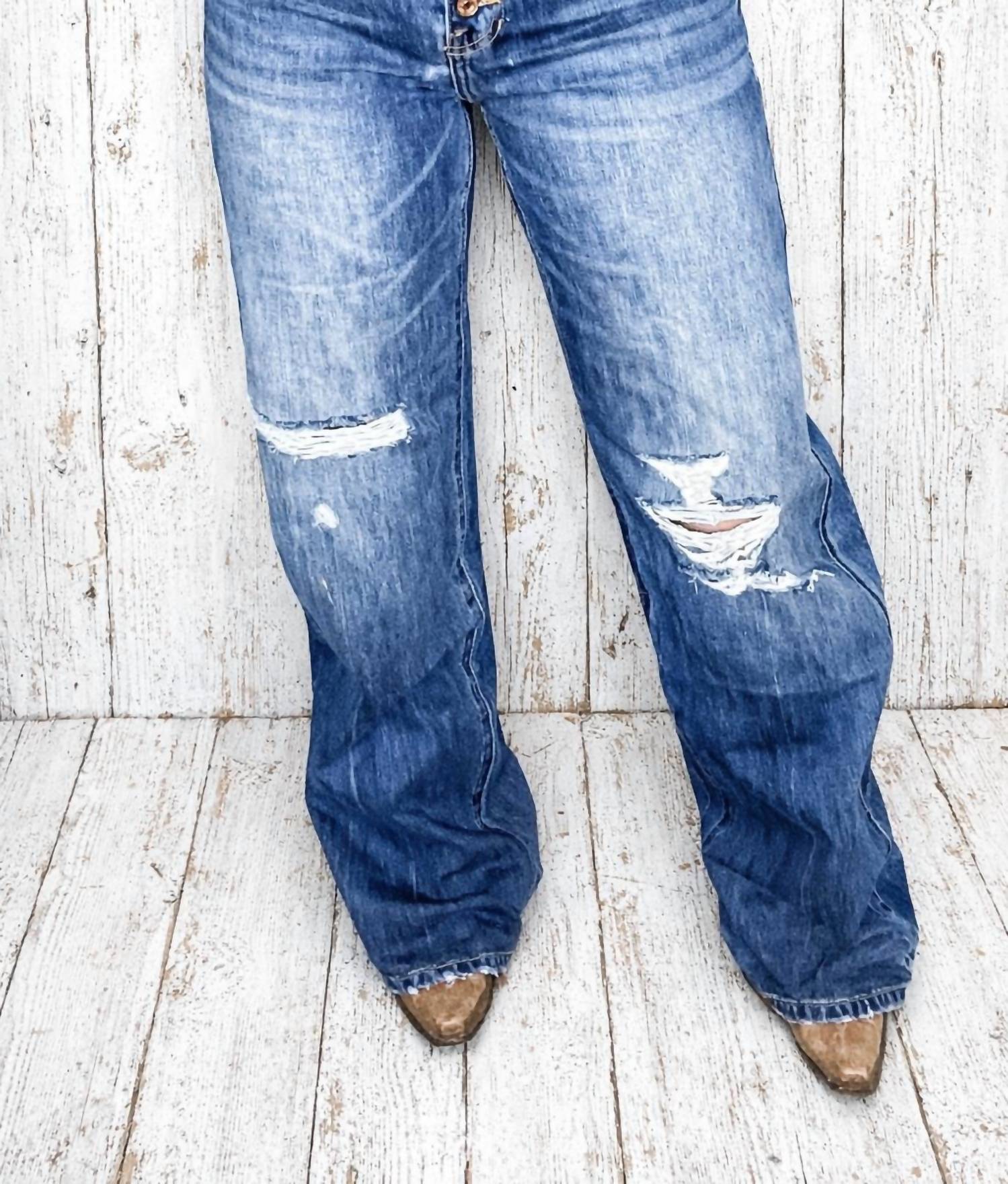 KanCan The Whitley High Rise Jean in med wash - women's jeans