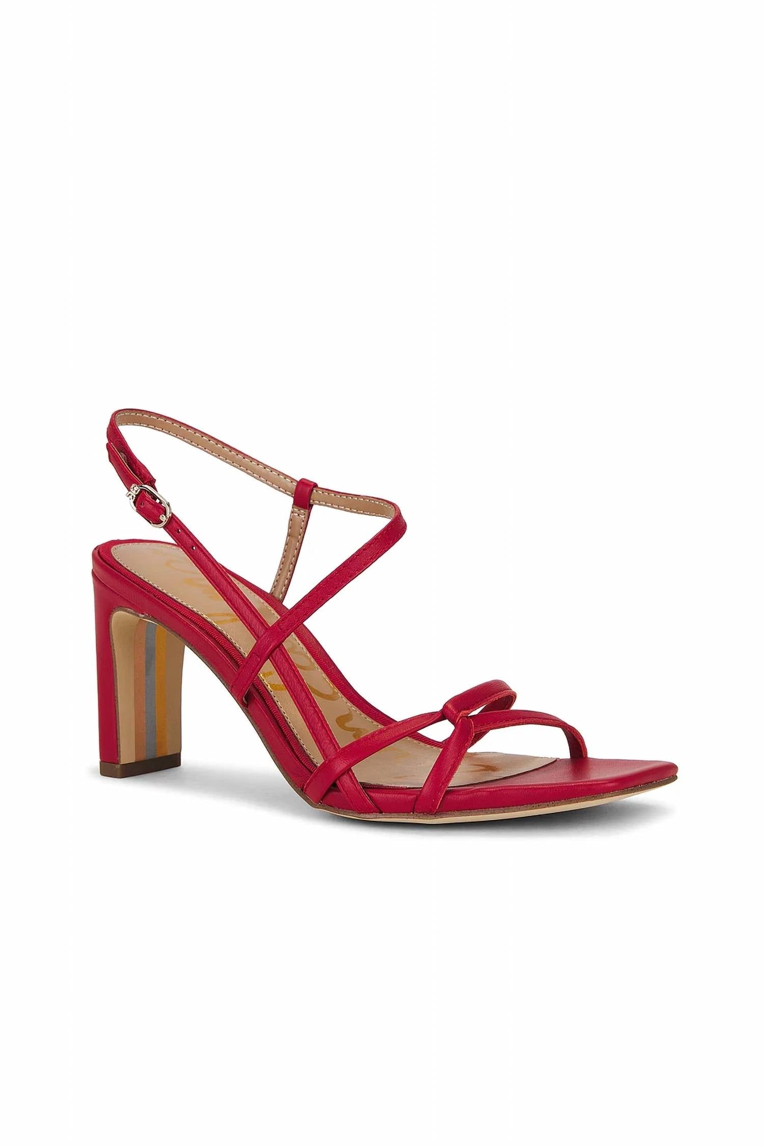 Sam Edelman - Women's Emmie Leather Heeled Sandals