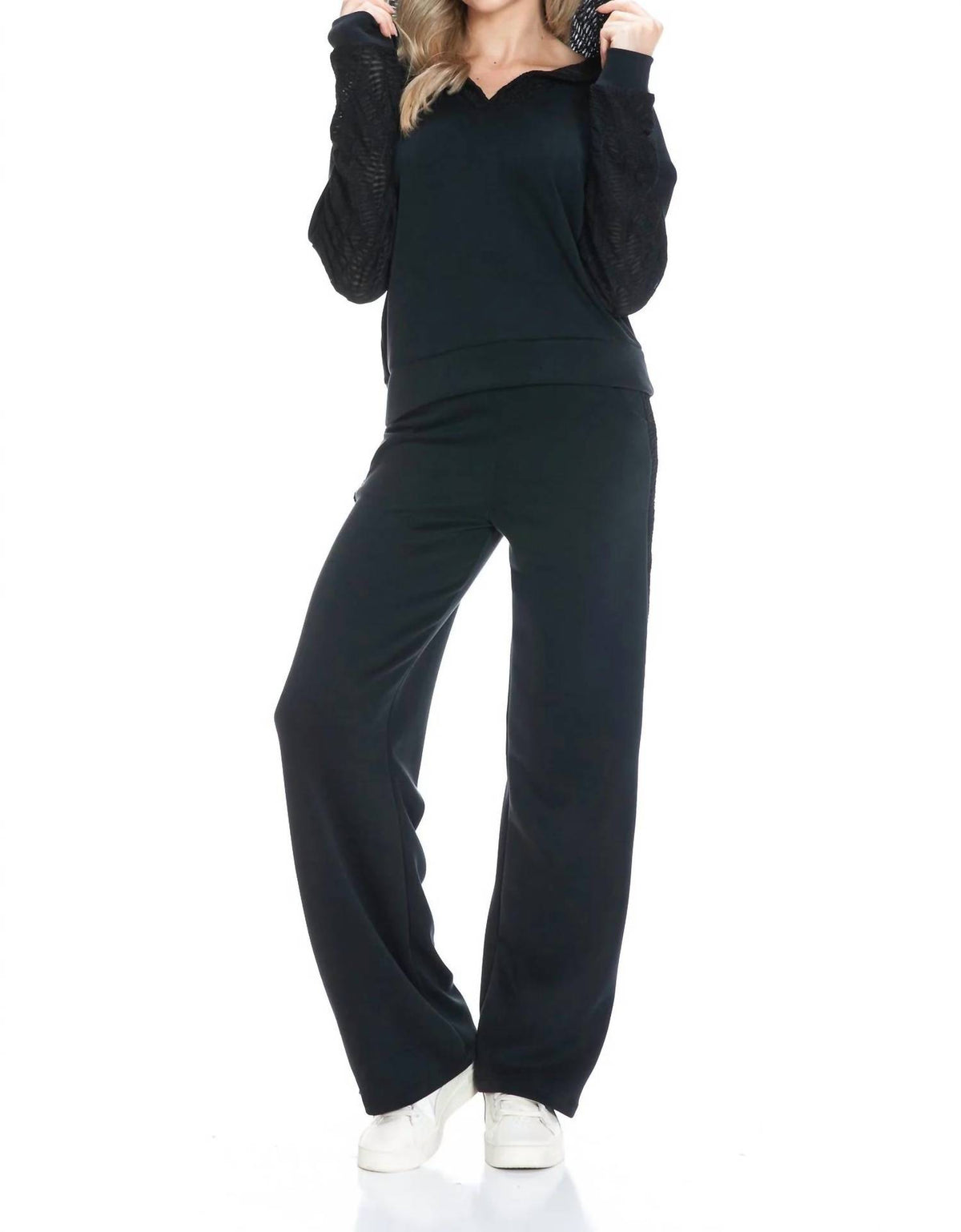 Ariella - Straight Leg Pant With Side Contrast