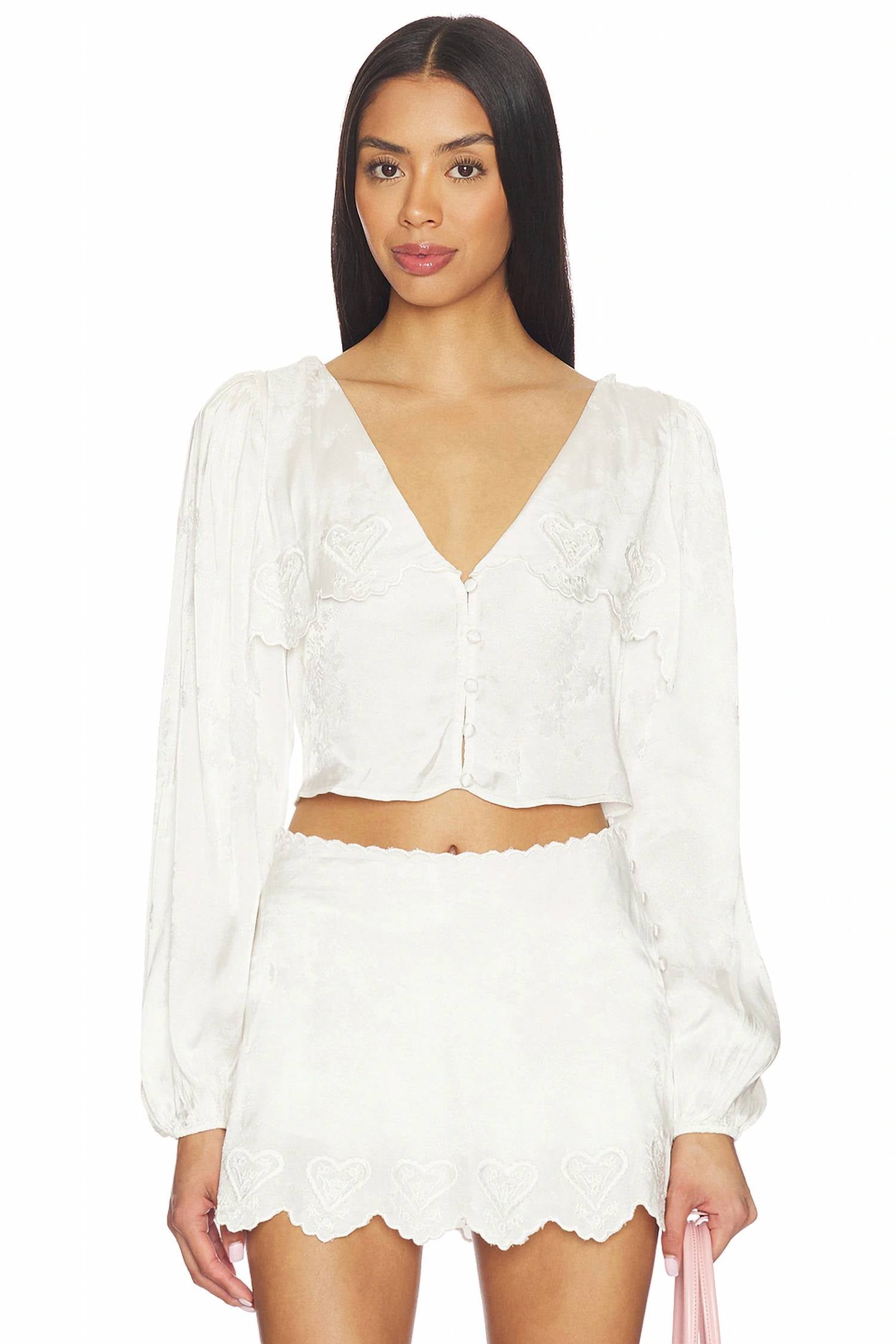 For Love & Lemons - Locked Heart Top