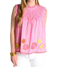 Ivy Jane - Candy Striped Daisy Top