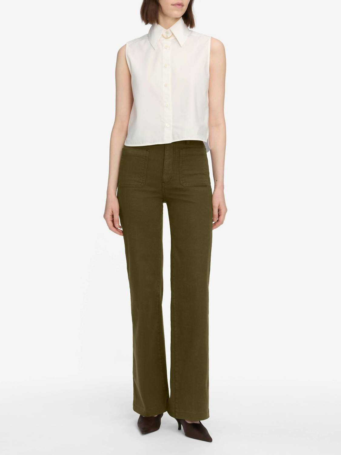 Frame - Refined Wide Leg Trouser