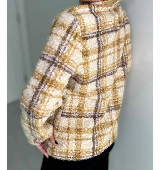 Ethyl - Plaid Soft Jacket