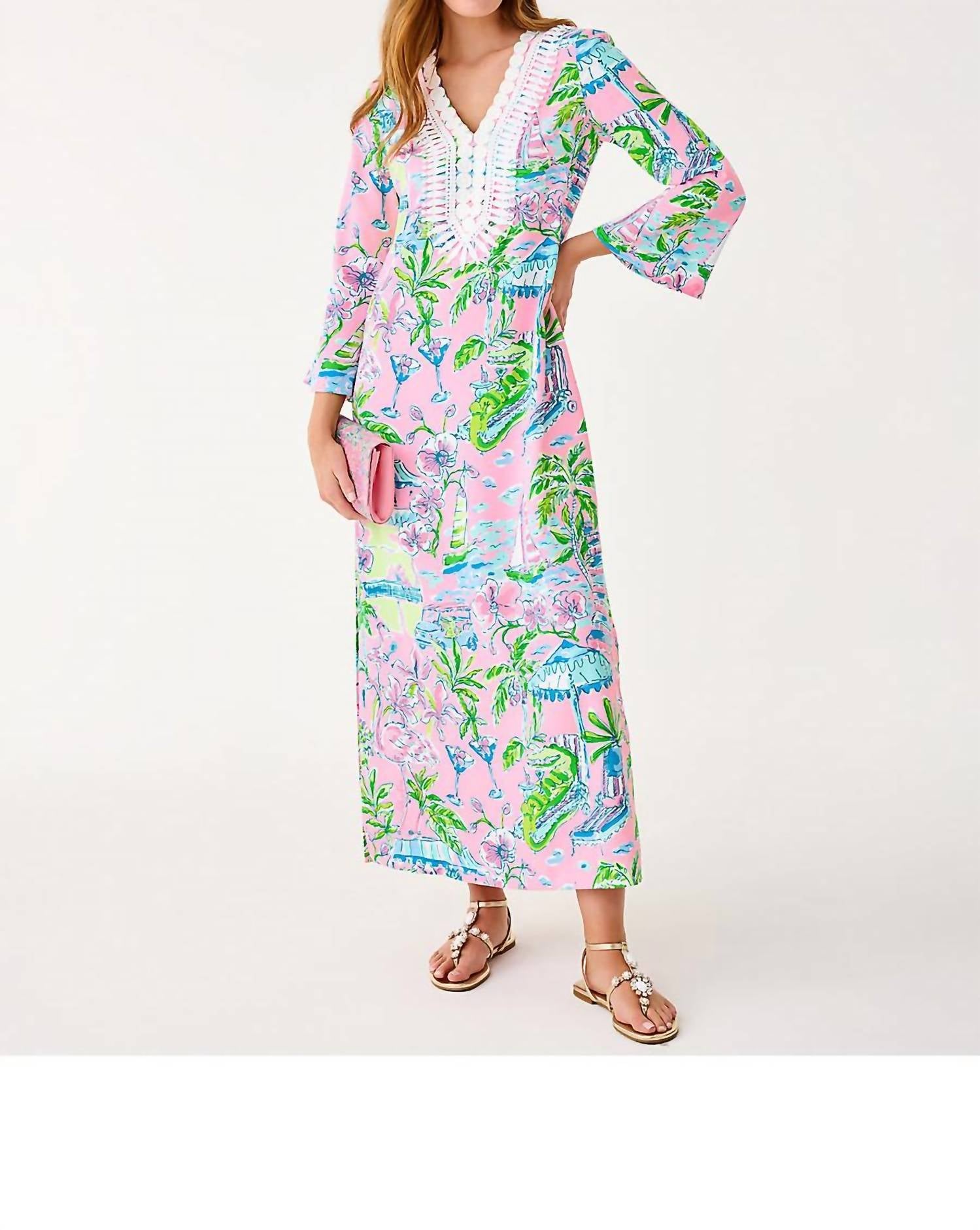 Lilly Pulitzer - Ocleppo V-neck Maxi Caftan