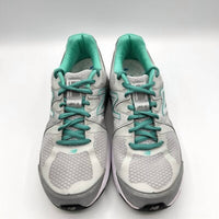 New Balance Women's Running Shoe in silver mint green - women's shoe - detail view
