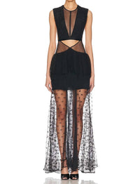 Stella Mccartney - Chantilly Lace Maxi Dress