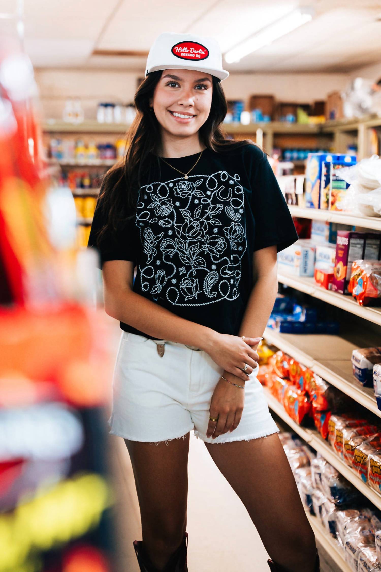 Xoxo - Boot Chainstitch Graphic Tee