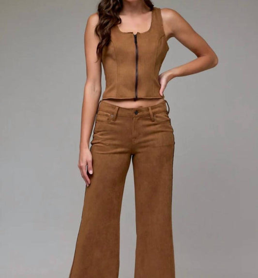 Hidden - Rebel Bodycon Front Zipper Top