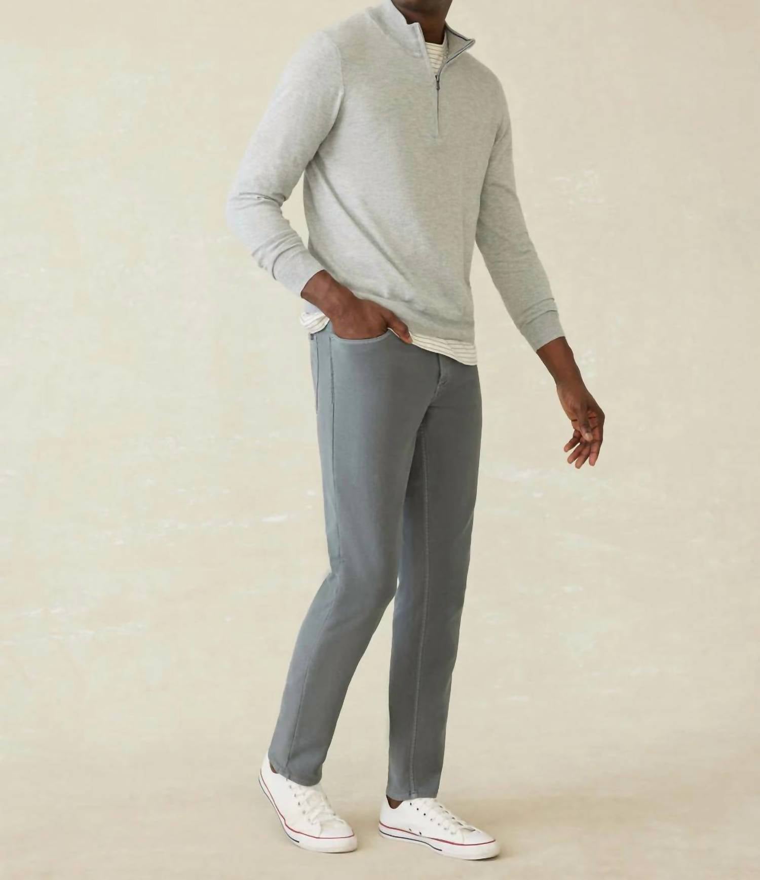 Faherty - Stretch Terry 5-pocket Pant