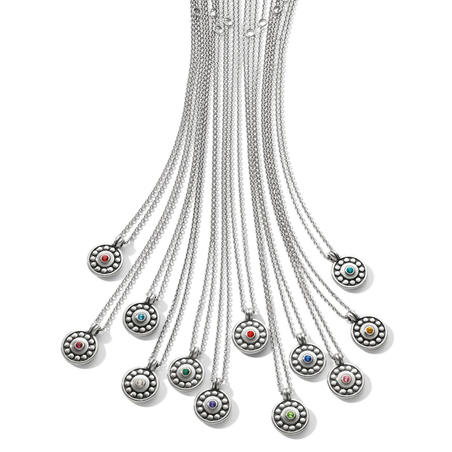 Brighton - Women's Pebble Dot Medali Petite Reversible Birthstone Necklace