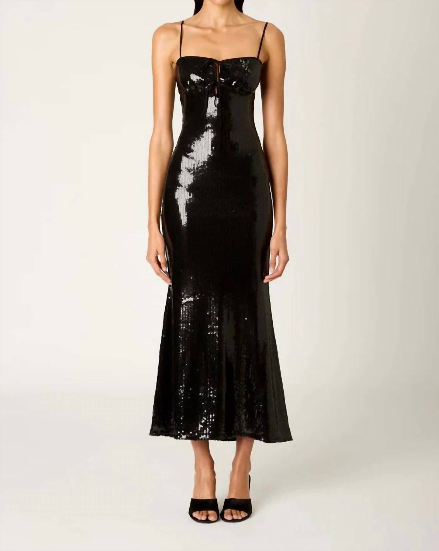Nia - Hawk Sequin Midi Dress