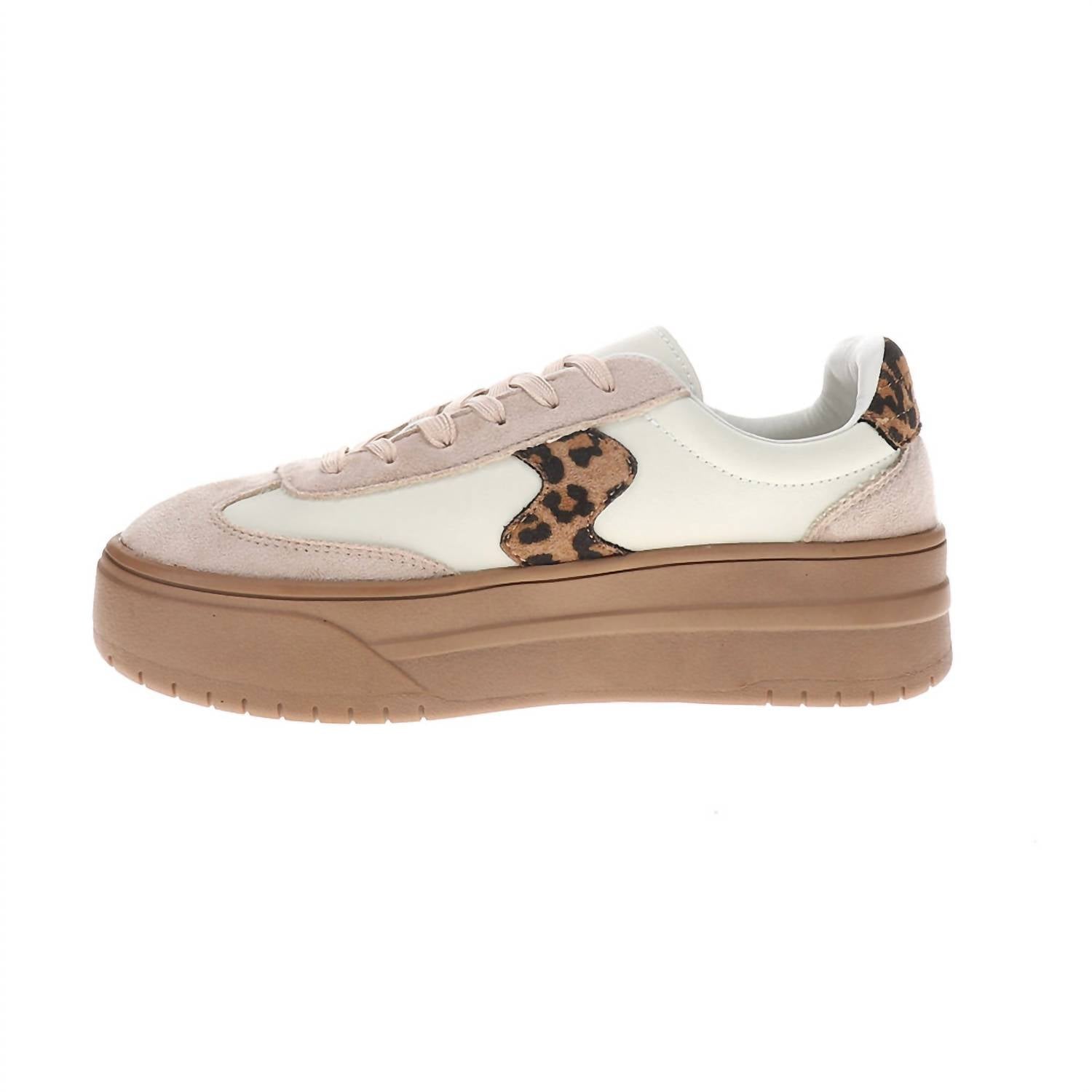 Corkys Footwear - Women's Pop Off Leopard Lace Up Sneakers