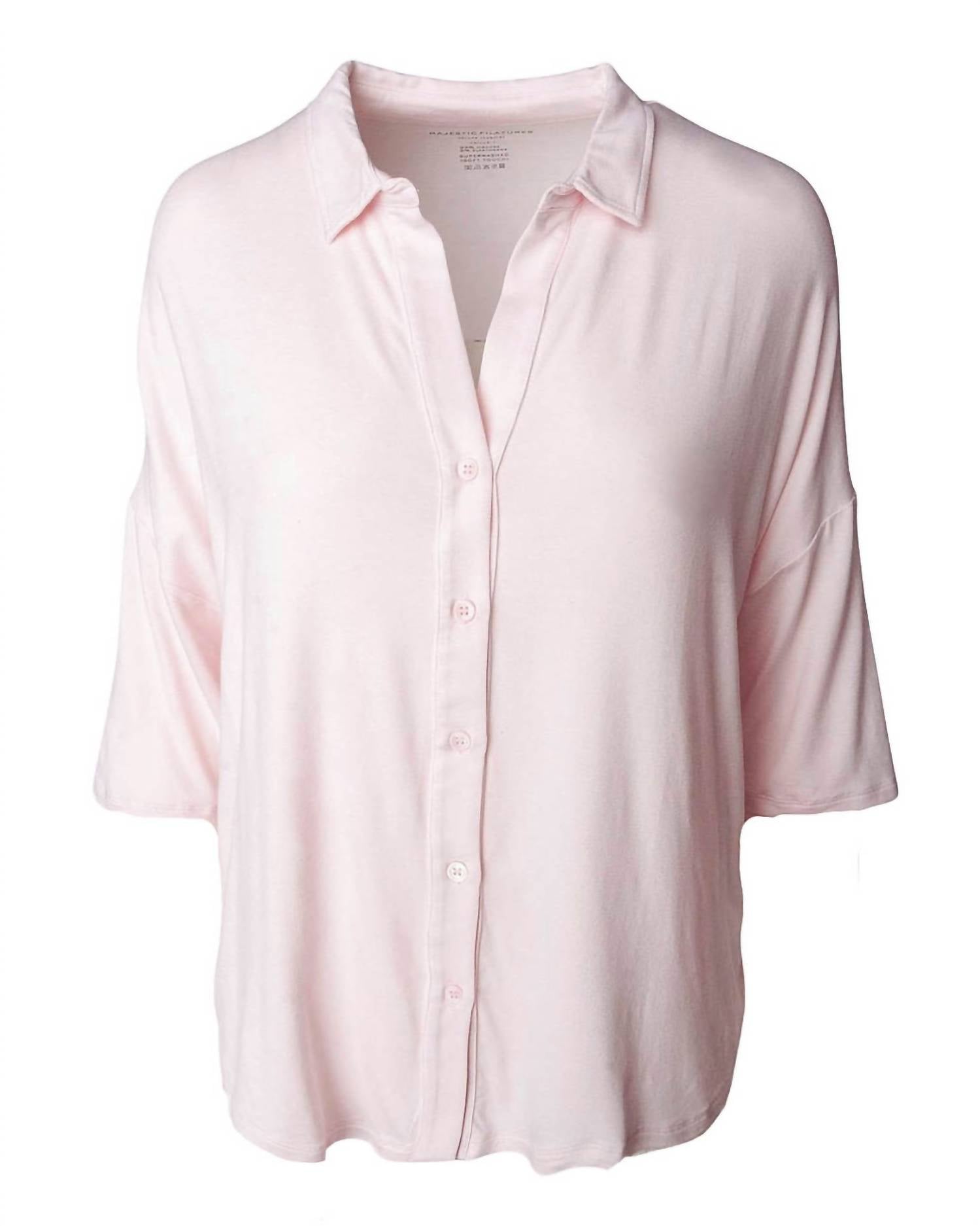 Majestic Filatures - Women's Relaxed Elbow Sleeve Shirt