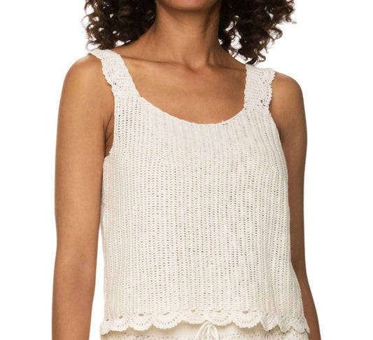 Helen Jon - Scallop Crochet Tank Top