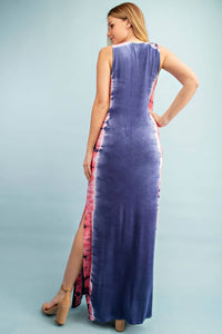 Jersey Tie Dye Maxi Dress