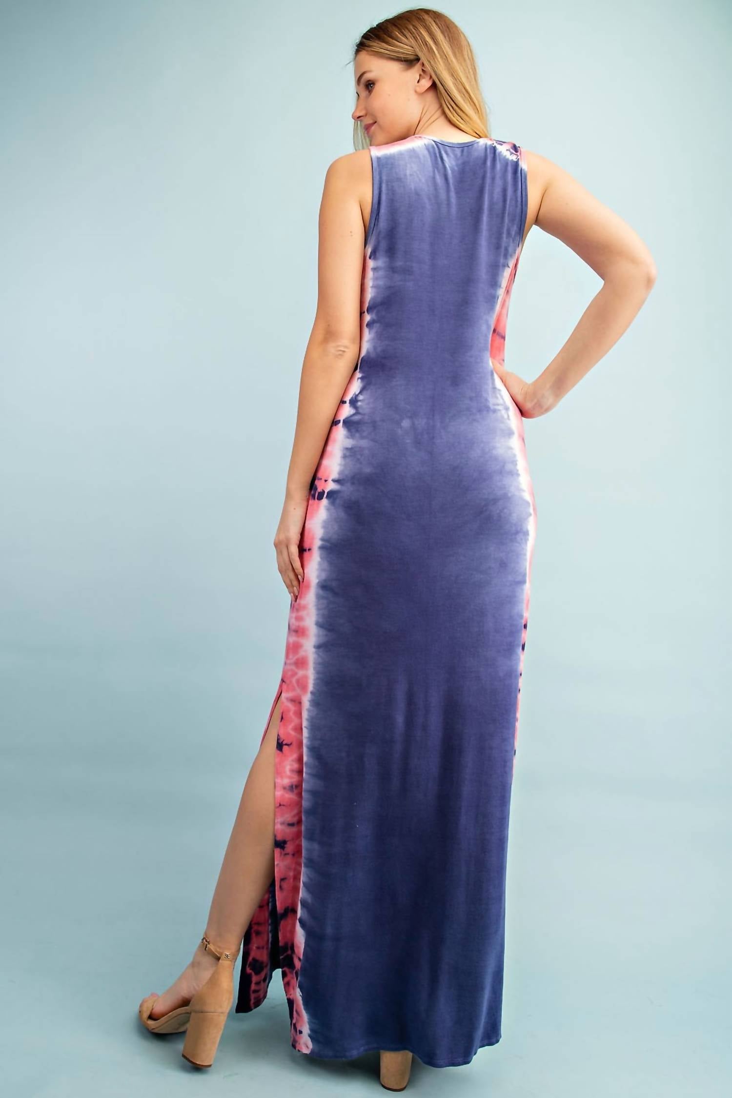 Jersey Tie Dye Maxi Dress