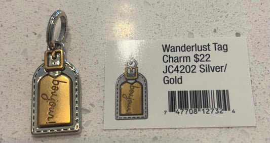 Brighton - Wanderlust Tag Charm