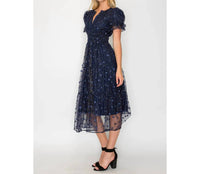 Meet Me In Santorini - Women's Holiday Daisy Midi Dress
