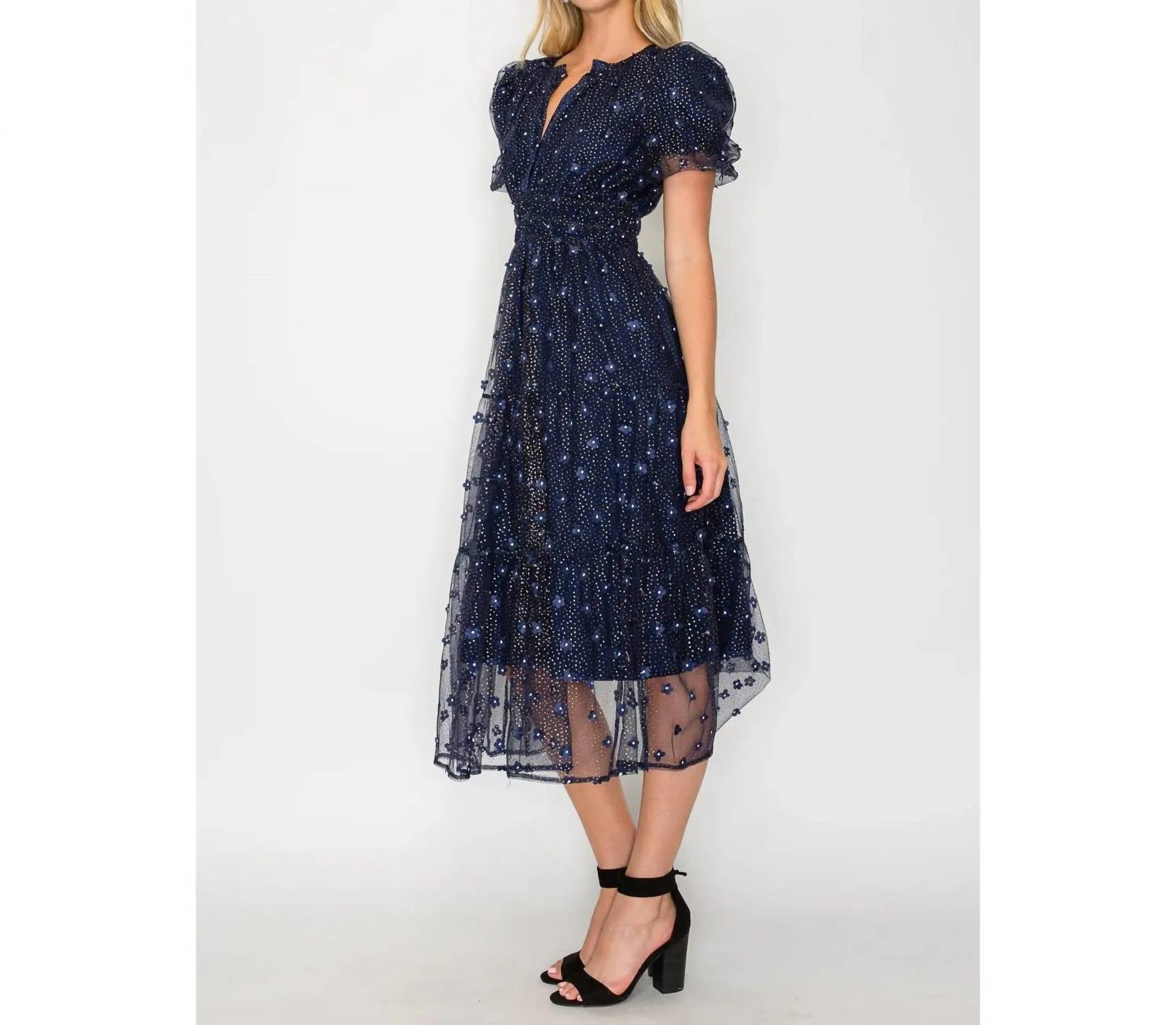 Meet Me In Santorini - Women's Holiday Daisy Midi Dress