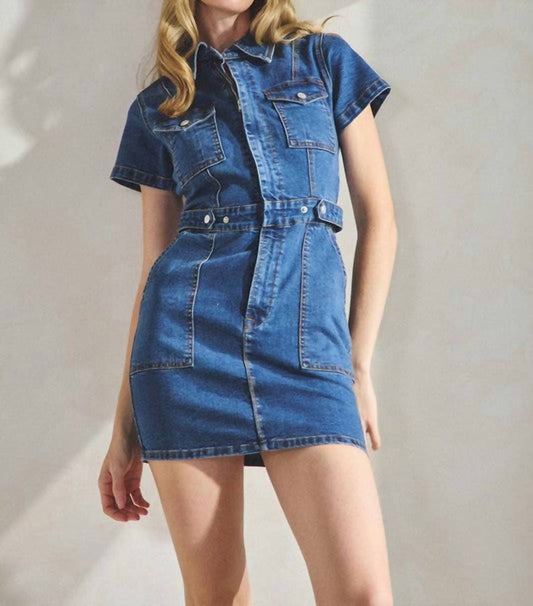Signature8 - Denim Boiler Dress