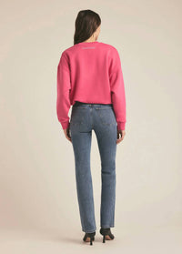 Favorite Daughter Mom's Favorite Sweatshirt in beetroot purple - women's top - alternate view