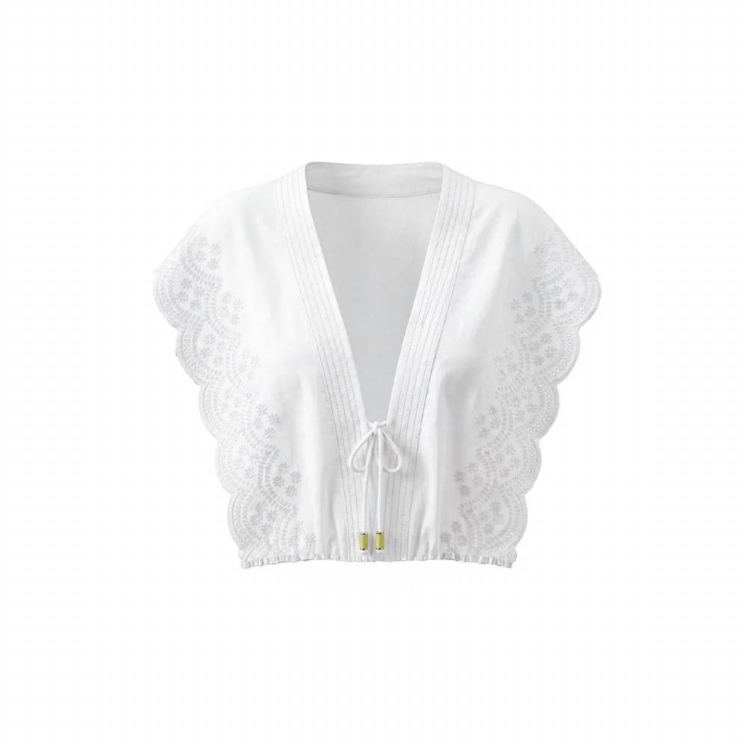 Baye London - Flutter Sleeve Top