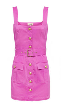 L'Agence - Midy Button Front Dress