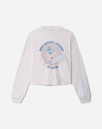 Re/Done - Men's Boxy Boyfriend Ski Bum Long Sleeve Shirt