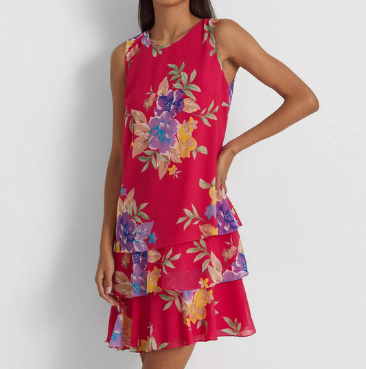 Ralph Lauren - Floral Georgette Shift Dress