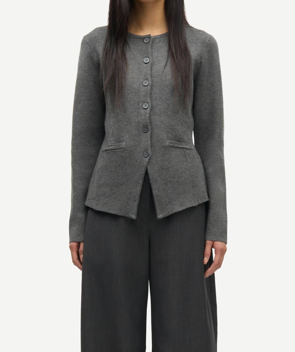 SAMSOE Salula Jacket in dark grey - women's jacket