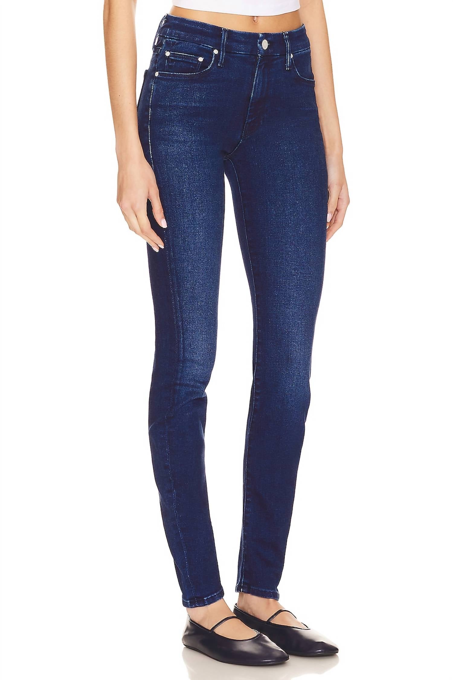 Mother Looker Skimp Jean in taking shape 1 - women's jeans - detail view