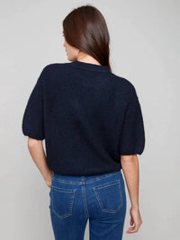 Charlie B - Balloon Elbow Sleeve Sweater