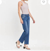 Vanilla Monkey - Lovervet Mid Rise Full Length Straight Leg Jeans