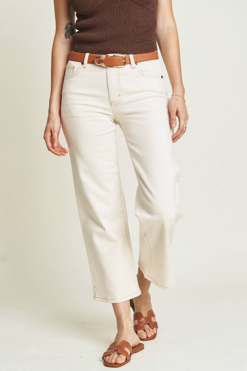 Oliver Logan - Addington Ankle Crop Mid Rise Jean