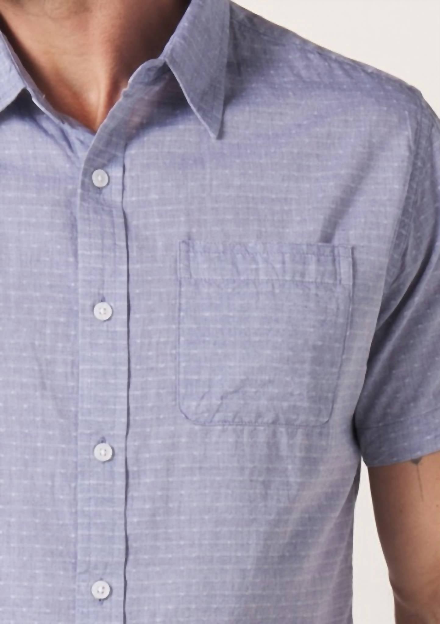 The Normal Brand - Freshwater Short Sleeve Button Up Shirt