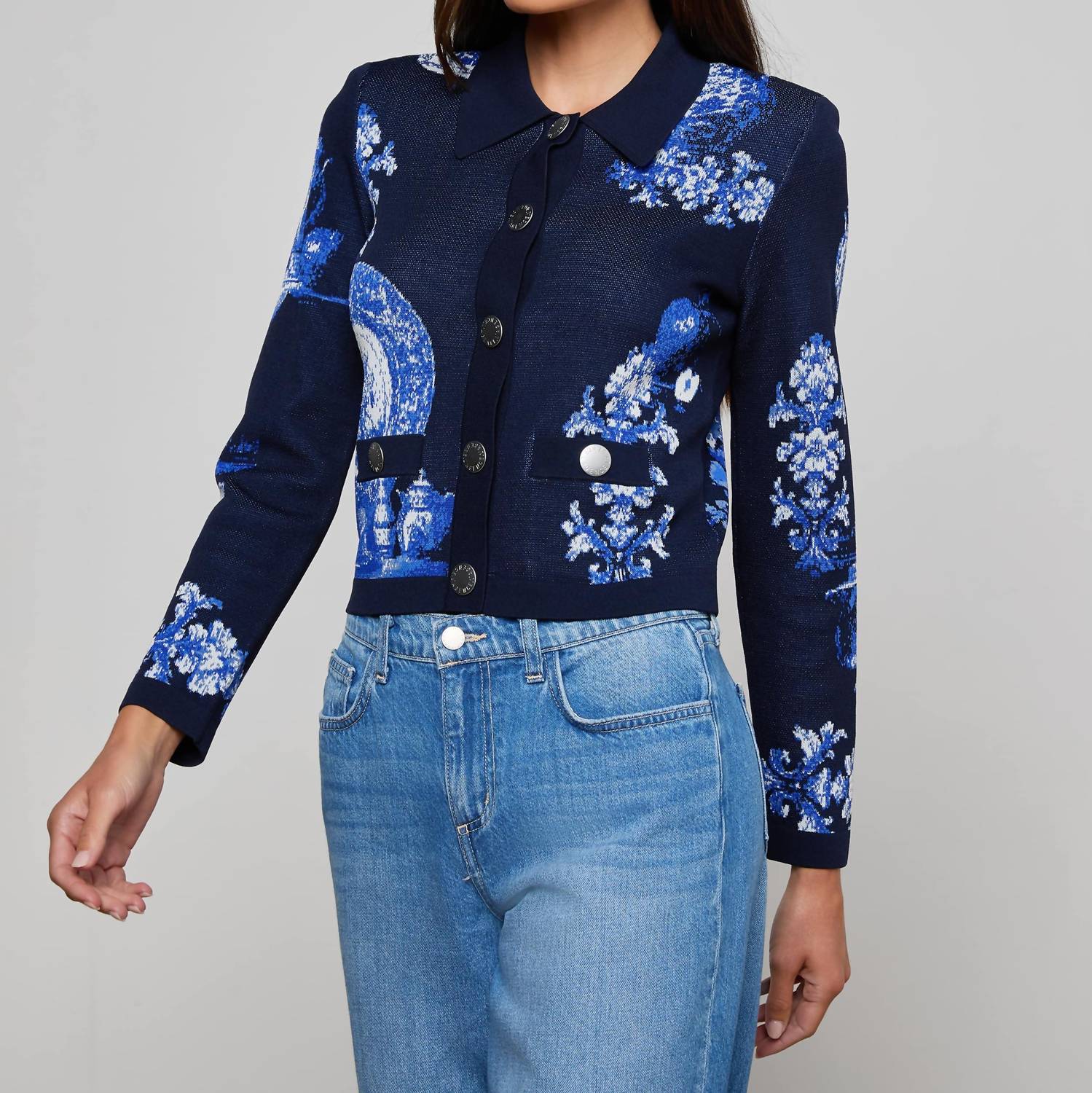 L'Agence - Osiris Jacquard Cardigan