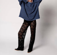 Mimosa - DEEP SEA STRIPED LONG SLEEVE TOP