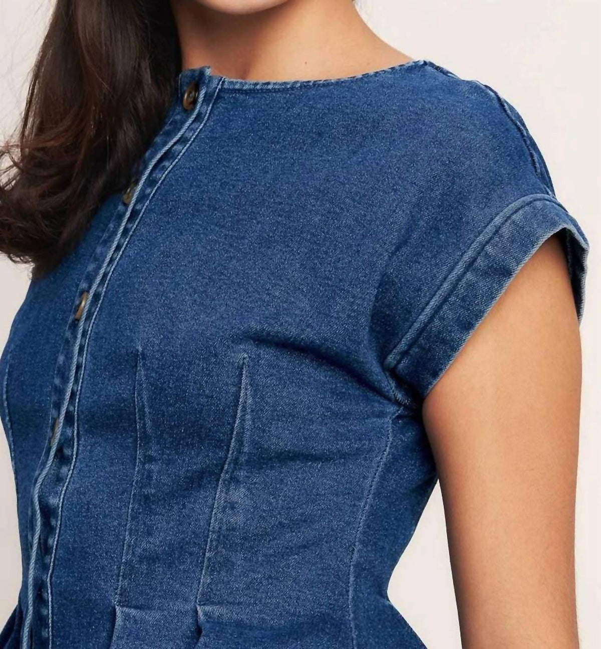 Flying Tomato - Washed Denim Top