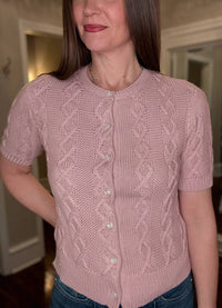 Dylan - Women's Cable Knit Cardigan