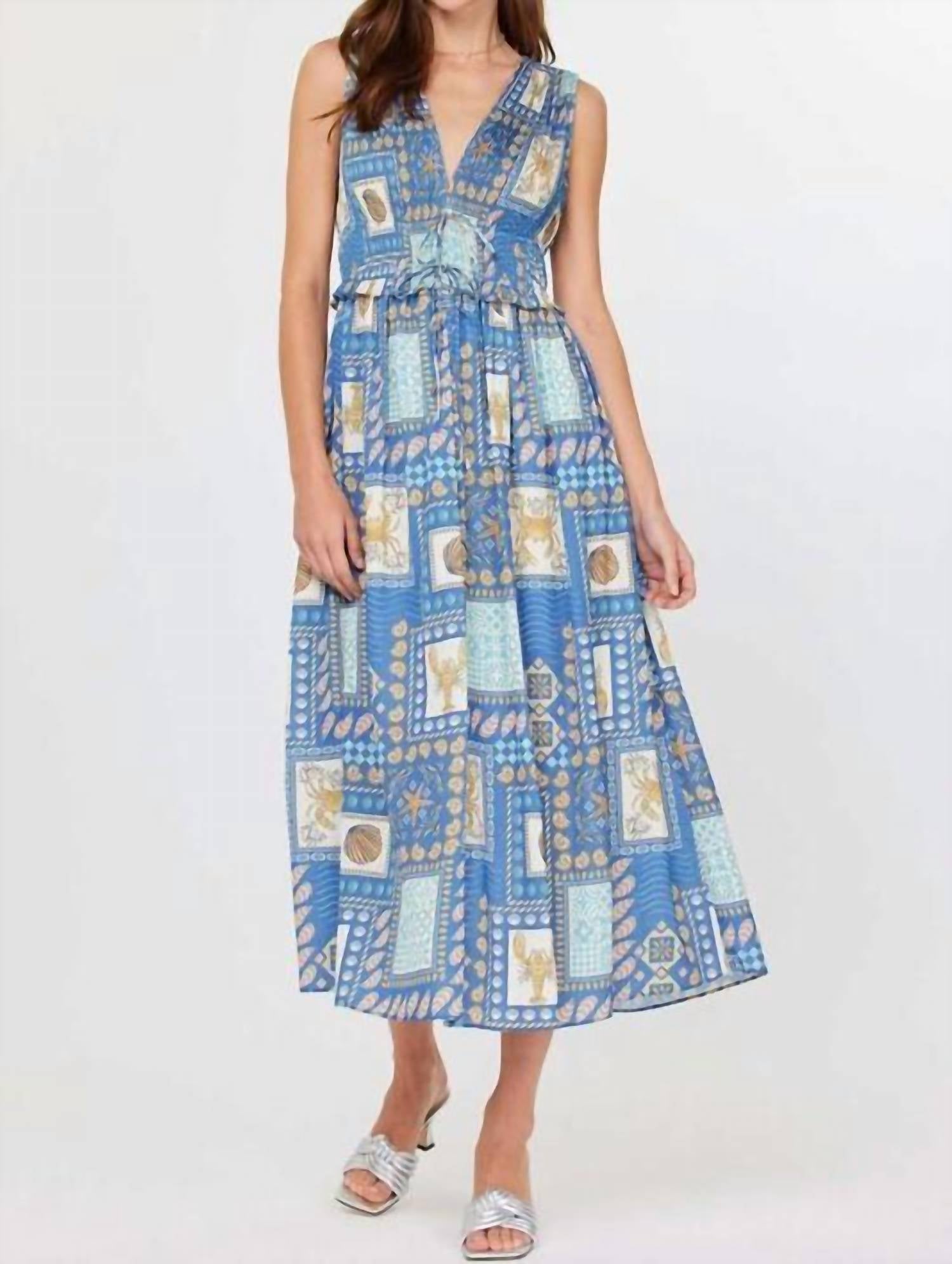 Current Air - Seaside Stroll Midi Dress