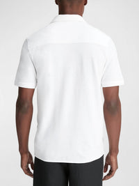 Vince - Pique Cabana Short Sleeve Button Down Shirt
