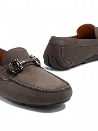 Salvatore Ferragamo Men's Gancini Driving Loafers in grey - men's loafer - view 225