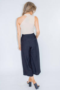 Lush - TIE BELT WIDE LEG PANTS