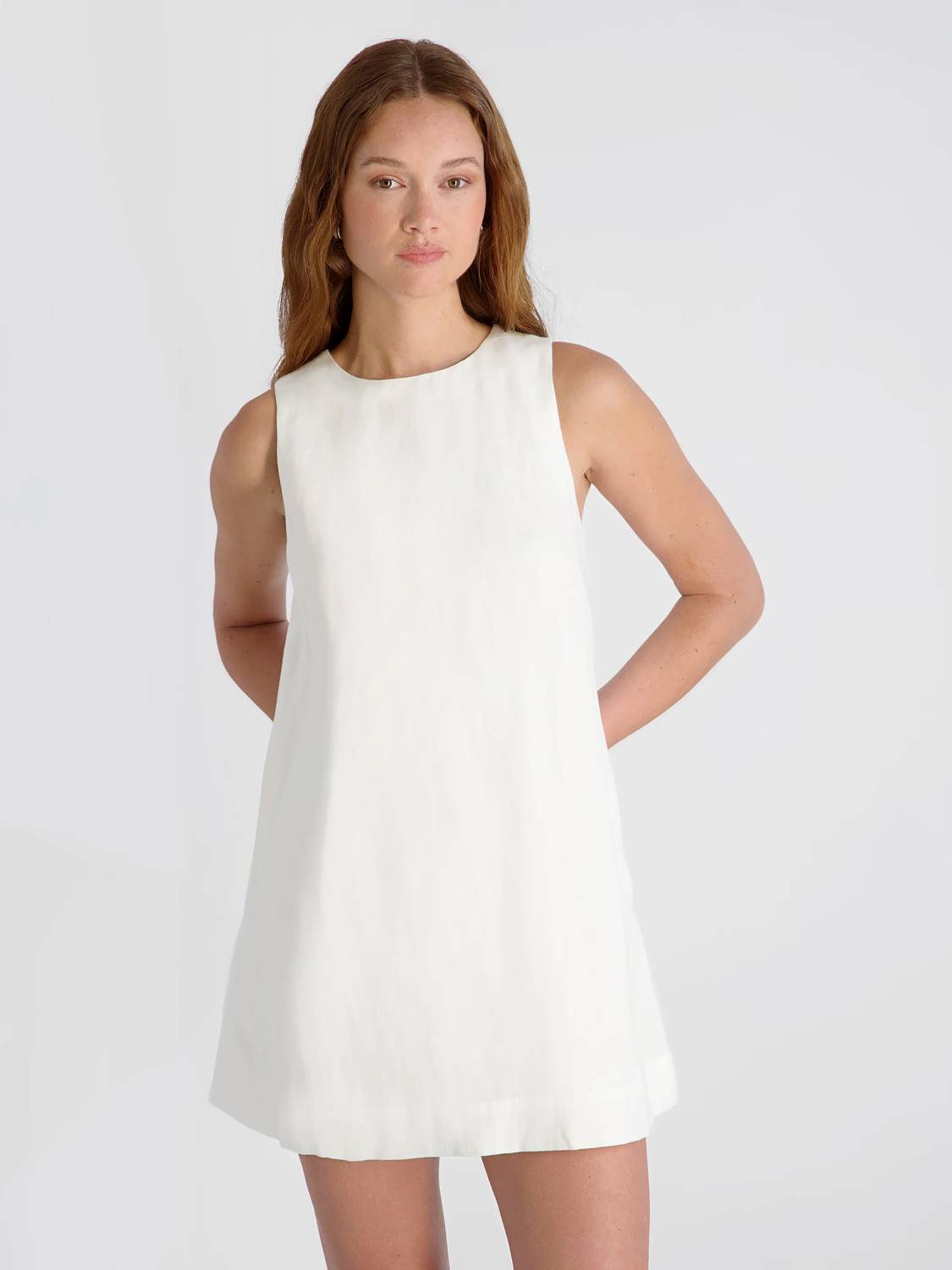 French Connection - Cooper Linen Sleeveless Mini Dress