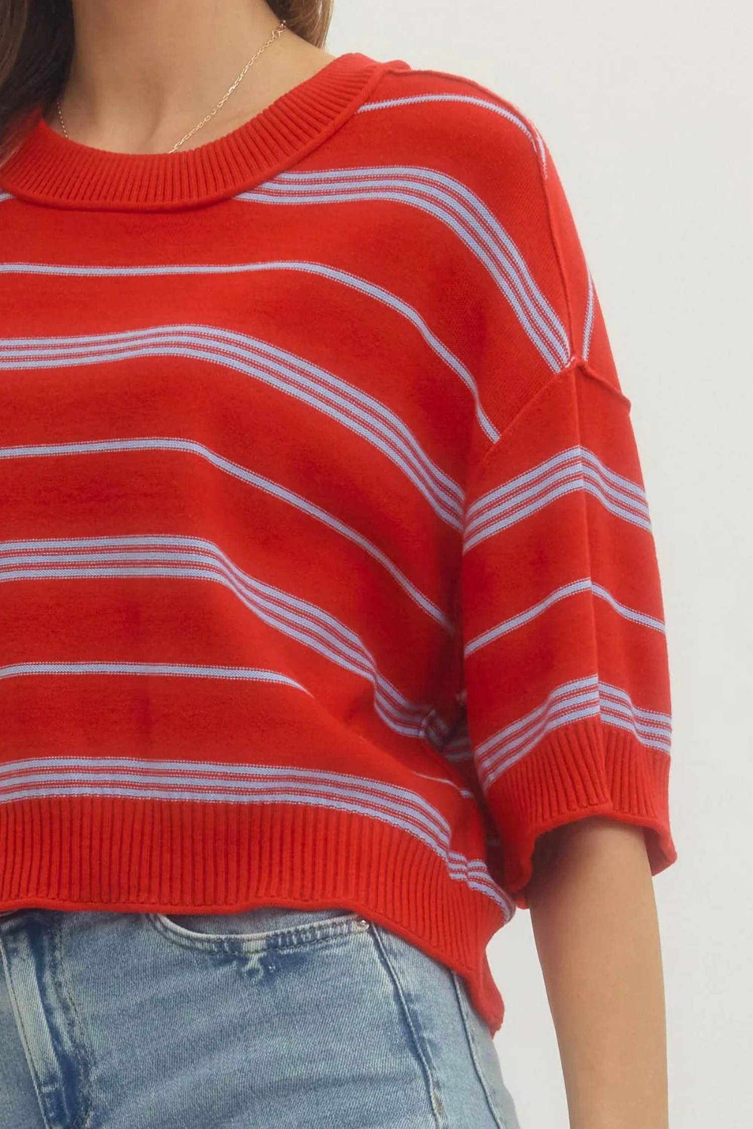 Entro - Poppy Striped Sweater