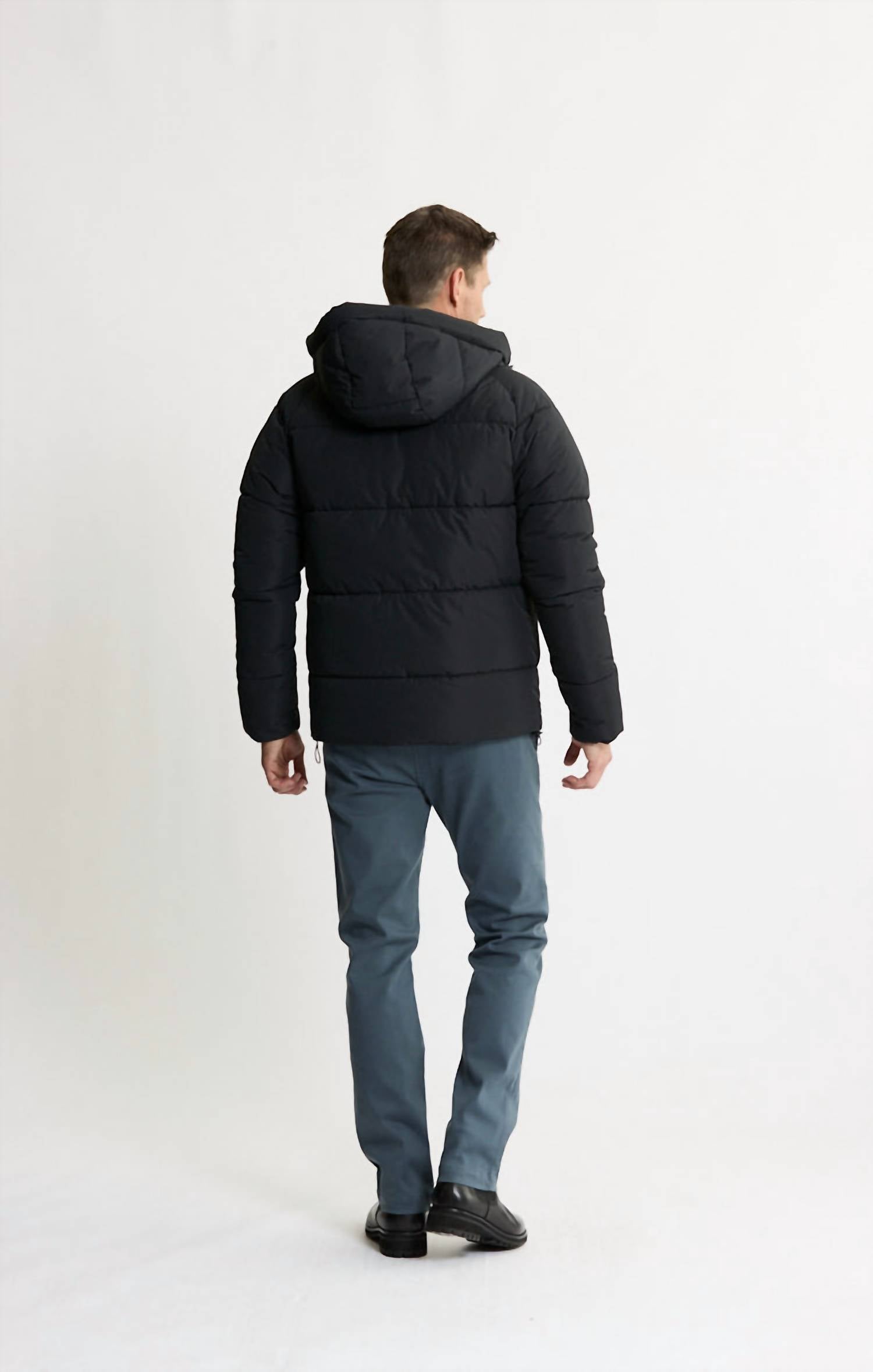 Jachs New York - Long Sleeve Quilted Hooded Puffer Jacket