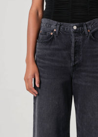 AGOLDE Dame High Rise Wide Leg Jean in hitch - women's jeans - view 5